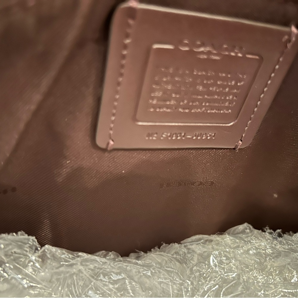 Coach Silver Leather Satchel - Picture 6 of 12